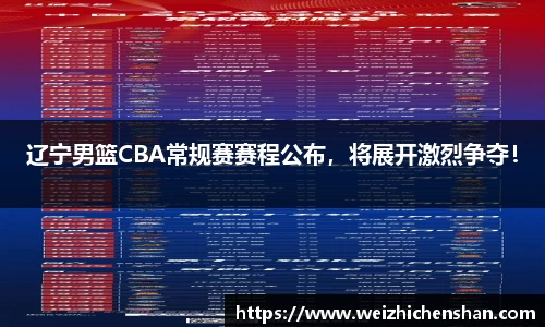辽宁男篮CBA常规赛赛程公布，将展开激烈争夺！